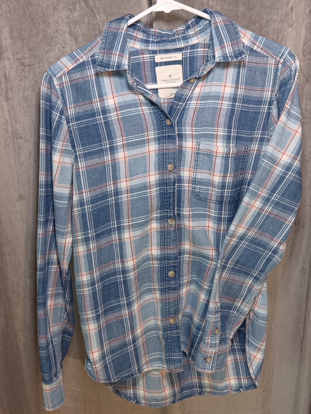 American Eagle Outfitters Plaid Button-down